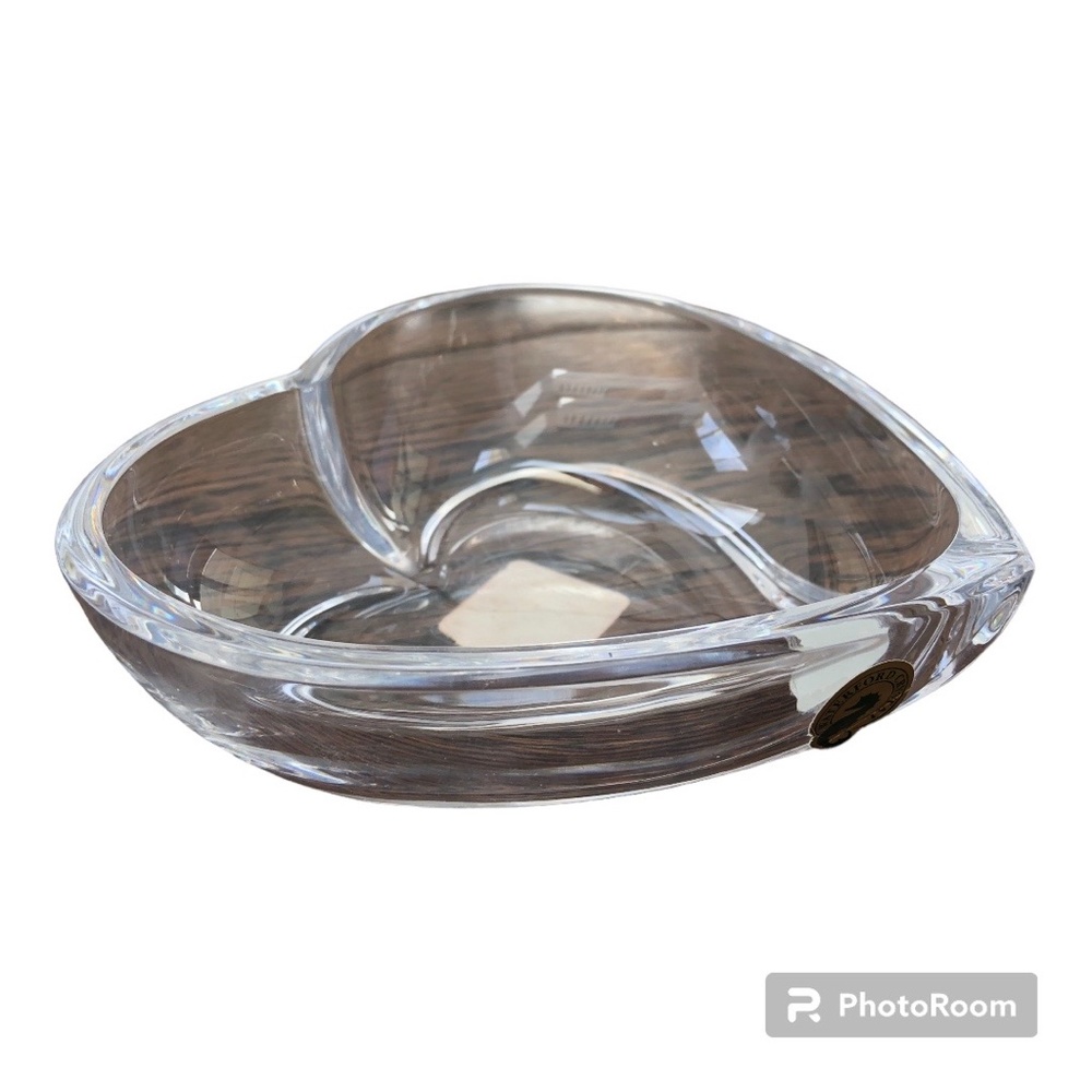 Waterford Siren Heart Valentine Lead Crystal Dish - Picture 2 of 7